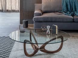 Product titlemodern solid wood round coffee table with tempered g. Modern Coffee Tables With Round Glass Tops And Timeless Designs