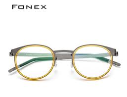 aliexpress hot deals アリエクスプレス オススメ チタン製のめがね眼鏡フレーム fonex リンドバーグ スタイル