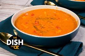 The Oz Family S Creamy Red Lentil Soup Recipe Red Lentil Soup Soup Recipes Red Lentil