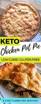 This Chicken Pot Pie Has All The Flavors Of A Traditional Pot Pie Without The Carbs Keto Recipes Easy Ketogenic Recipes Low Carb Keto Recipes