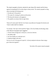 In this video i am going to talk about making the. Doc Research Skills Course Reseach Proposal In Literature A Sample Maamar Missoum Academia Edu