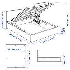 Puoi collocare il letto contro la parete o anche al centro della stanza. Malm Struttura Letto Con Contenitore Bianco 160x200 Cm Ikea It