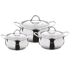 Schafer vals çelik 8 parça tencere takımı. Emsan Cemre 6 Parca Midi Paslanmaz Celik Tencere Seti Yonavm
