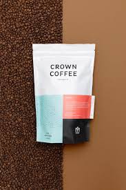 Scott Snyder Photography Crown Coffee Designed By Mast Coffee Shop Branding Coffee Packaging Coffee Bag Design