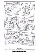 Coloriages Et Jeux De Natation Natation Jeux De Natation Coloriage