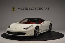 1163, modena, italy, companies' register of modena, vat and tax number 00159560366 and share capital of euro 20,260,000 Pre Owned 2012 Ferrari 458 Italia For Sale Special Pricing Mclaren Greenwich Stock 4525