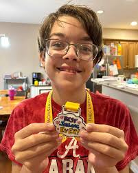 💛 Siblings are in the fight too. Just ask Luke. While his little sister  Tillery has bravely battled brain cancer for over 10 years through four  hospitals, four different chemos, and 19