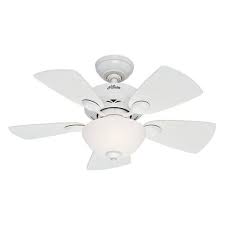 Hunter Watson 34 In Indoor Ceiling Fan With Light Hunter Ceiling Fans Ceiling Fan With Light Ceiling Fan