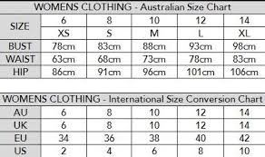 australian mens clothing sizes chart 2019