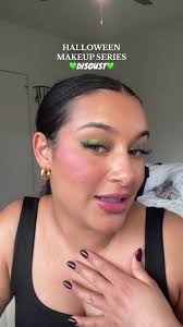 Replying to @michelleclass1 Disgust from Inside Out makeup inspo!!💚 Such a  cute costume idea! #greenscreen #insideout #digust #halloweenmakeupideas  #halloweenmakeuptutorial #halloweenmakeuplook
