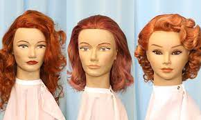 Mannequin heads with hair mannequin heads without hair. Important Vintage Hair Learning Tool 100 Human Hair Mannequin Head Bobby Pin Blog Vintage Hair And Makeup Tips And Tutorials