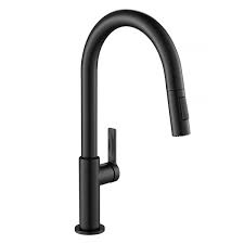 Maybe you would like to learn more about one of these? Kraus Oletto Single Handle Pull Down Kitchen Faucet Matte Black Kpf 2820mb Reno Depot