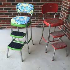 vintage cosco kitchen stool refurbished