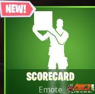 Emotes are cosmetic items available in battle royale and save the world that can be everything from dances to taunts to holiday themed. Fortnite Battle Royale Scorecard Orcz Com The Video Games Wiki