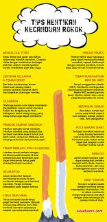 Berhenti merokok berarti menandakan kalian menyayangi tubuh untuk hidup yang lebih sehat. Infografis Tips Menghentikan Kecanduan Rokok