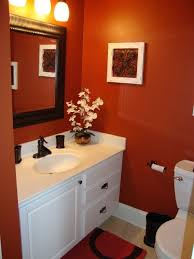 Information About Rate My Space Bathroom Red Orange Bathrooms Orange Bathroom Decor
