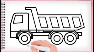 Learning to draw takes patience and practice. How To Draw A Big Truck Easy Learn Drawing Step By Step With Draw Easy Youtube