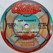 On our site there are a total of 300 music codes from the artist rush. Ann Margret Love Rush E Minor 1979 Vinyl Discogs