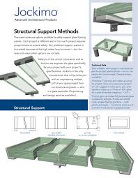 Jockimo Flooring Information Archiexpo Glass Floor Glass Block Installation Floating Architecture
