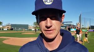 Manager Craig Counsell talks about how spring training feels for Josh  Lindblom after pitching in South Korea last year