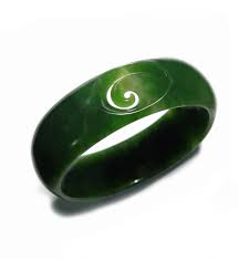Pounamu Greenstone Ring Hand Carved Ring Jade Jewelry Bling Design