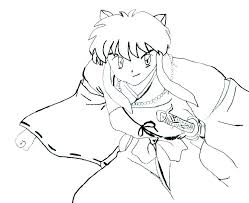 Turn on the printer and click on one of the designs you prefer. Printable Inuyasha Coloring Pages Coloringme Com