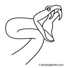 Snake drawings don't have to be stretched out, looking like they are flat on a page. How To Draw A Snake Snake Drawing Easy Drawings Easy Dragon Drawings