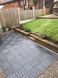 Ikea Runnen Decking Tiles Used To Create A New Garden Patio Flooring Ikea Patio Outdoor Patio