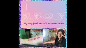 Bts speak yourself final:what happened? Bts Love Yourself Inspired Tattoo Vlog 24 Youtube