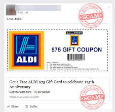 Actually the cashier told me they did not accept visa gift cards. Watch Out For Aldi Facebook Scam The Apopka Voice