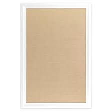 Buy products such as arttoframes 16x20 inch white picture frame, this white wood poster frame is great for your art or photos, comes with styrene (4332) at walmart and save. U Brands 20 X30 Burlap Bulletin Board White Wood Frame Target
