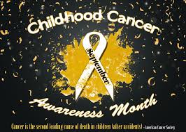 September is national childhood awareness month. September Childhood Cancer Awareness Month Christie Cote