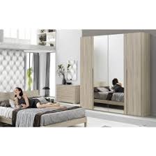 Specchi da terra mondo convenienza onzemolen. Sirio Armadio 4 Ante Battenti Con Specchio Centrale Comprensivo Di 2 Ripiani E 4 Tubi Appendiabiti Effetto Olmo Naturale Misure 183x55x247 Cm M81v