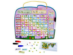 Yoyobokos Original Ele Fun Star Chart Magnetic Chore Chart For Kids Behavior Chart For Multiple Kids 3 Markers Storage Bag 16 4 X 13 Inches