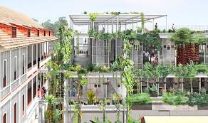Lacaton Vassal Megastructure Et Jardin Naturaliste En 2020 Lacaton Et Vassal Architecture Durable Modele Architecture