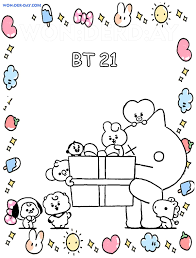 Maybe you would like to learn more about one of these? Bt21 Coloring Pages 80 Free Printable Coloring Pages