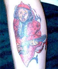 We couldn't forget to portray our amazing college players, could we? Worst Rock Tattoos Ever Alan Cross