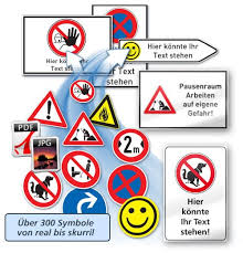 Die vorschriftzeichen des straßenverkehrs ordnen sich in zwei verschiedene kategorien ein: Hinweis Und Verbotsschilder Gestalten Und Drucken
