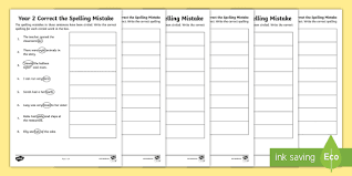 Spelling worksheet., and discover more than 19 . Correct The Spelling Year 2 English Worksheets
