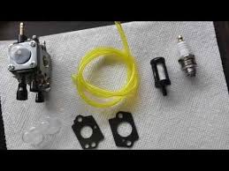 If set too high the chain will run. Replacing Carburetor Stihl Bg55 Blower Youtube