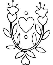 The hearts have it coloring page there is no need to wait for valentine's day to have some heart filled fun! Lovely Hearts And Roses Coloring Page Color Luna
