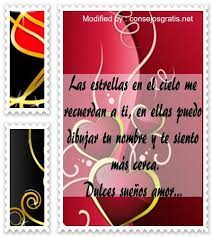 Romanticas Frases De Buenas Noches Para Mi Novia Buenas Noches Good Night Quotes Mensajes De Buenas Noches