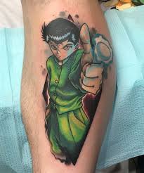 May 31, 2020 · anime was first injected into his veins as a teenager thanks to dragon ball and yu yu hakusho airing on toonami's midnight run. Yu Yu Hakusho Tattoo Tattoo Gallery Collection