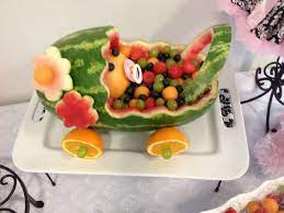 Pin By Stephanie Peluyera On Baby Shower Ideas Baby Shower Fruit Baby Shower Watermelon Watermelon Baby