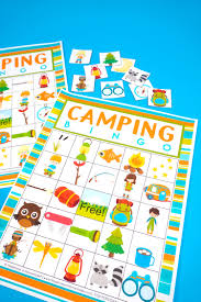 June 16, 2021 by tamble. Free Printable Camping Bingo Game Happiness Is Homemade