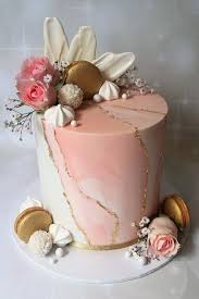 Blush Pink Gold 21st Rose Gold Birthday Cake Blush Marble Cake Chocolate Wedding Cake Cool Birthday Cakes Birthday Cake Decorating