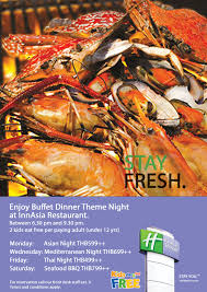 Enjoy Buffet Dinner Theme Night At Holiday Inn Resort Krabi Ao Nang Beach Monday Asian Night Wednesday Mediterranean Night Friday Thai Night Saturday
