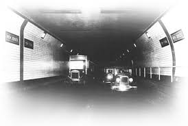 The north tube is 8,558 feet (2,608 m) long and the south tube 8,371 feet (2,551 m) long. Holland Tunnel Ventilation System Asme
