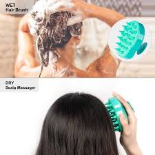 You just have to prepare a paste with baking soda, a little water, and lemon. Buy Heeta 2 Pack Hair Scalp Massager Shampoo Brush Upgraded Hair Scrubber Wet Dry Hair Scalp Brush With Soft Silicone Bristles For Remove Dandruff Hair Care Tools For Women Men Green