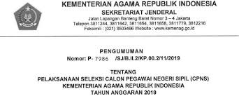 Peserta mengikuti seleksi kompetensi dasar (skd) calon pegawai negeri sipil (cpns) untuk kebutuhan di kota semarang. Kemenag Iain Padangsidimpuan